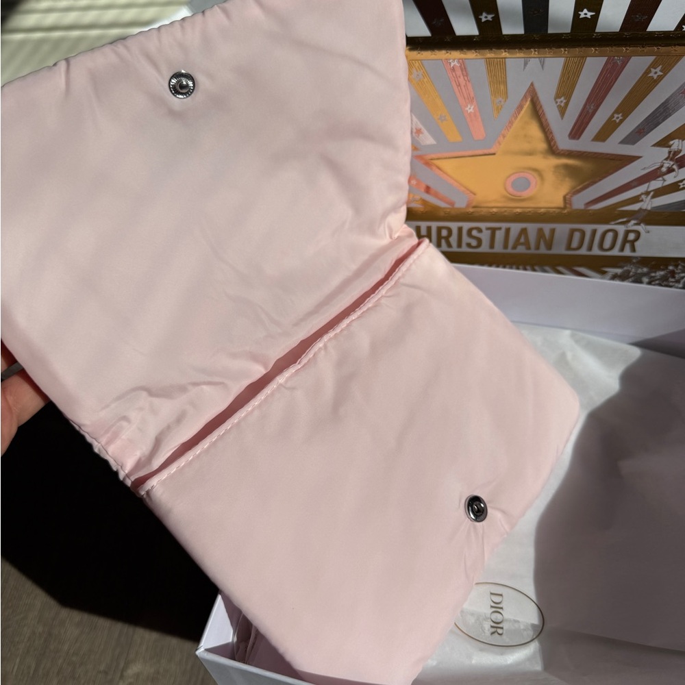 Dior Soft Pink Puffy Bag with Silver Logo - New with Christian Dior Box 2025 - Picture 6 of 8